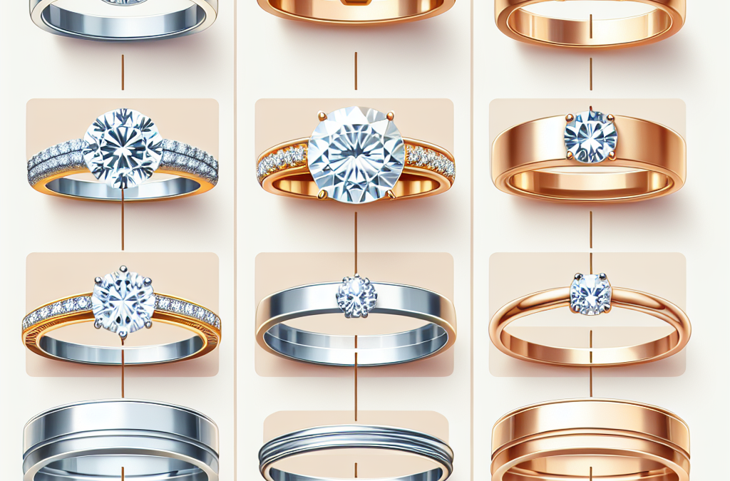 Are engagement rings and wedding rings the same or different?