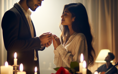 Do both partners exchange engagement rings?