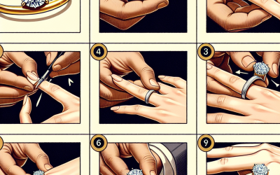 How to wear an engagement ring