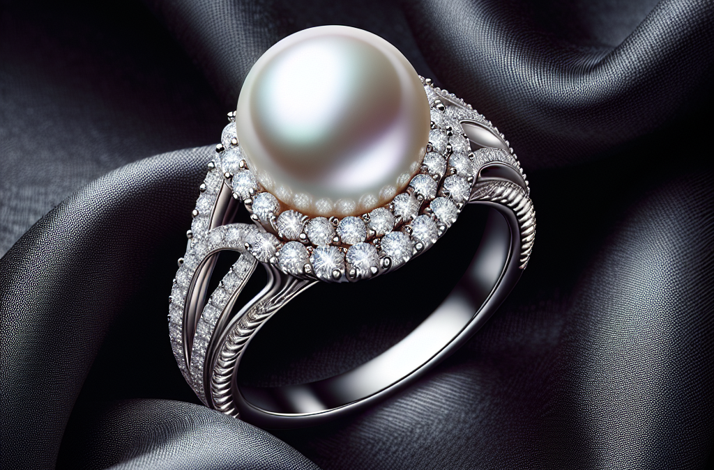 Is a pearl diamond engagement ring a good non traditional choice?