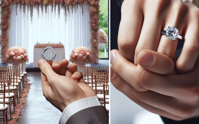 Should you wear your engagement ring during the wedding ceremony?