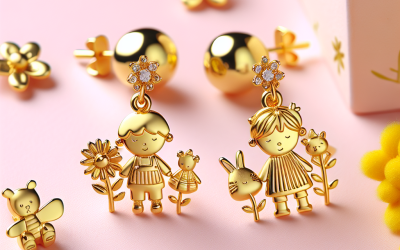 What Are the Best Gold Earrings for Children?