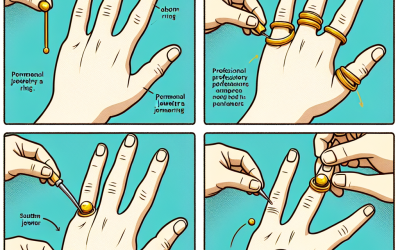 What are permanent jewelry rings and how do they work?