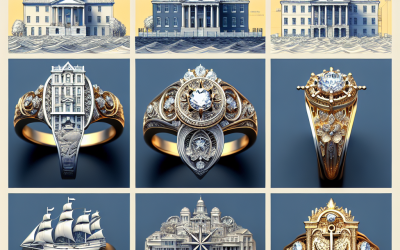 What are some design ideas for engagement rings inspired by Annapolis MD?