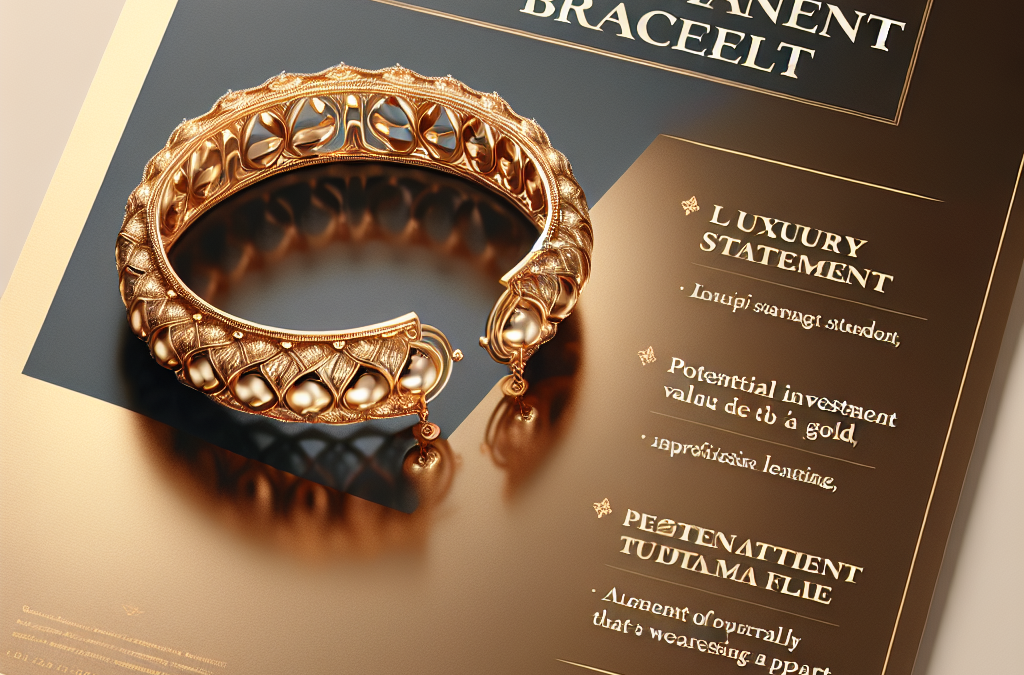 What are the advantages of a gold permanent bracelet?