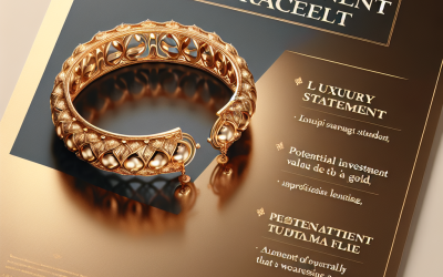 What are the advantages of a gold permanent bracelet?