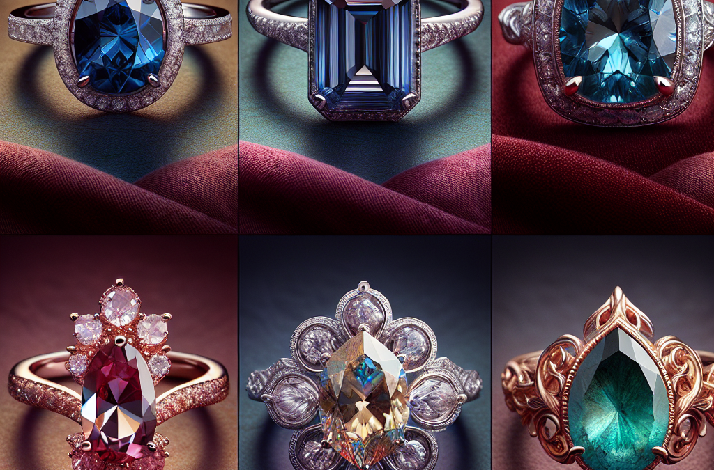 What are the best non‑diamond engagement ring alternatives?