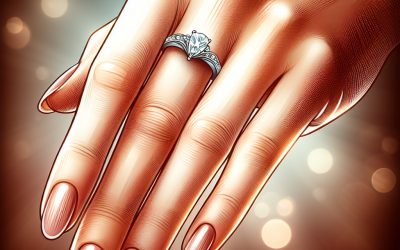 What finger do you put your engagement ring on?