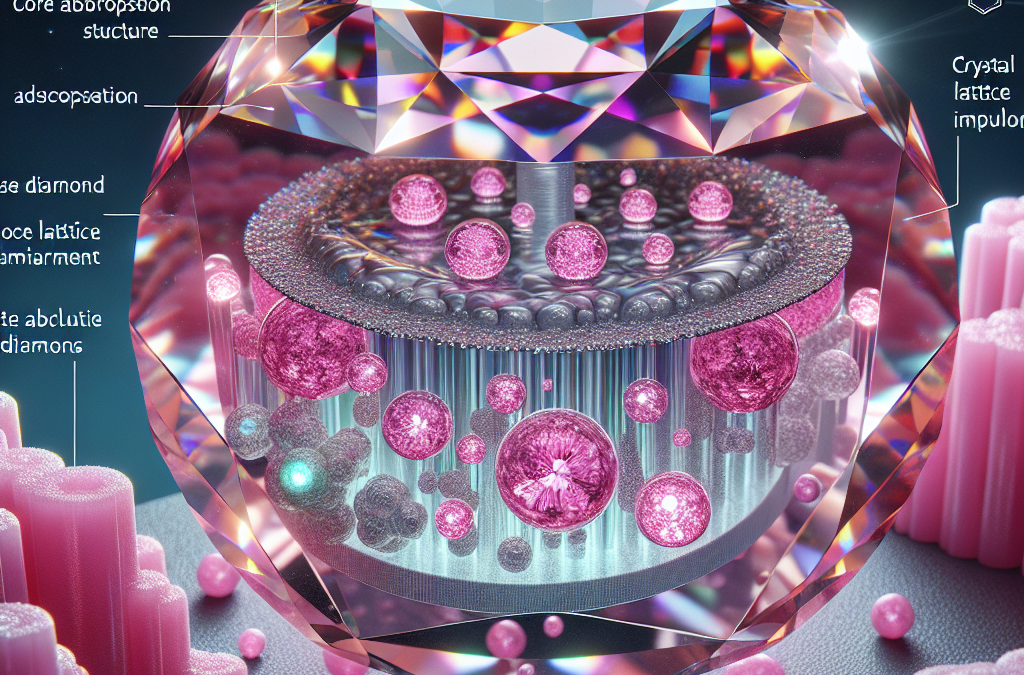 What gives a natural pink diamond ring its unique color?