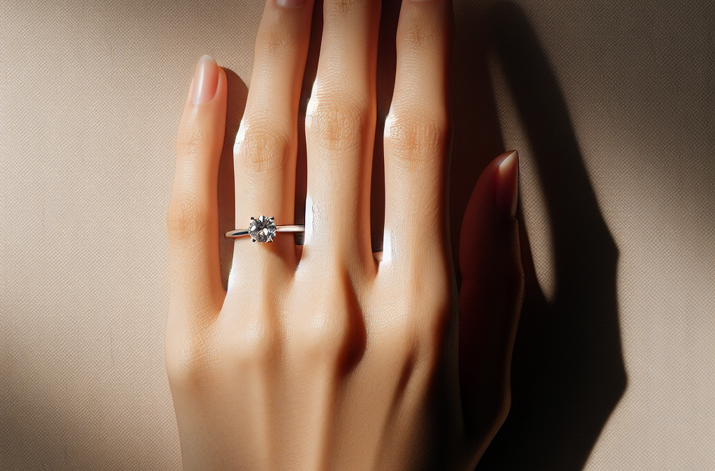 What hand is traditionally used for engagement rings?