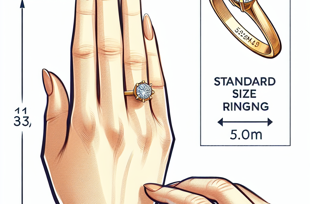 What is a normal engagement ring size?