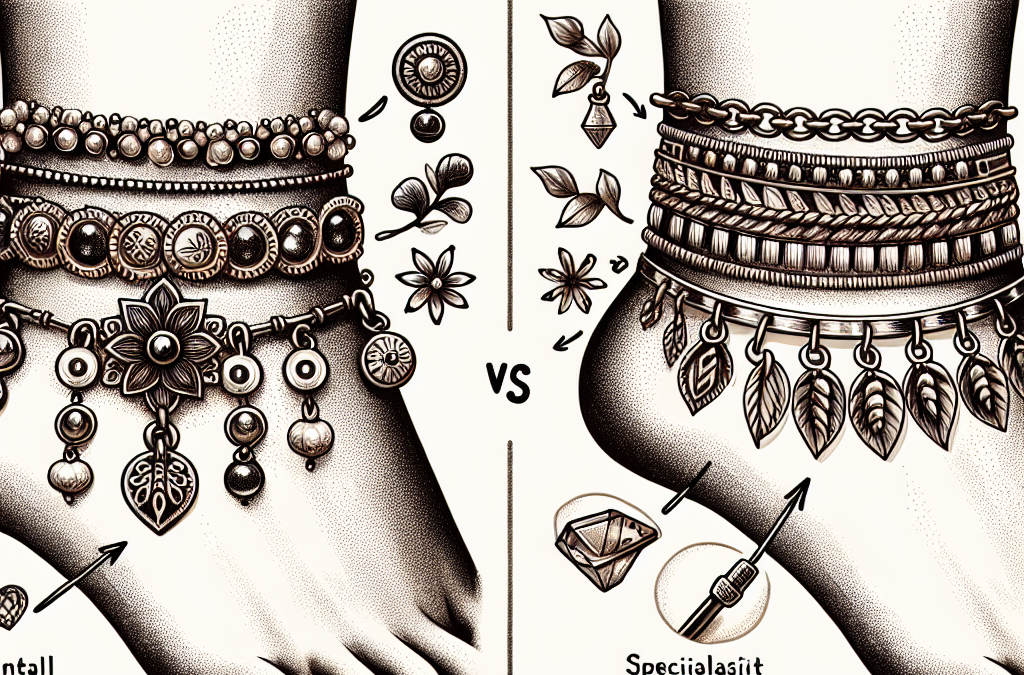 What makes a permanent anklet different from a regular anklet?