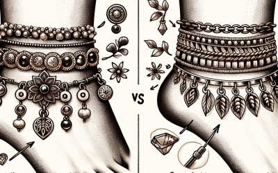 What makes a permanent anklet different from a regular anklet?