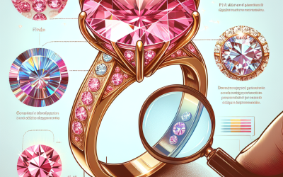 What makes a pink diamond engagement ring unique and rare?