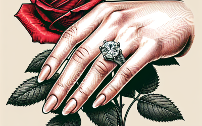Which finger is an engagement ring worn on?