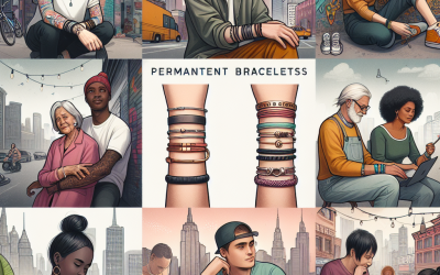 Why are permanent bracelets becoming popular in many cities?
