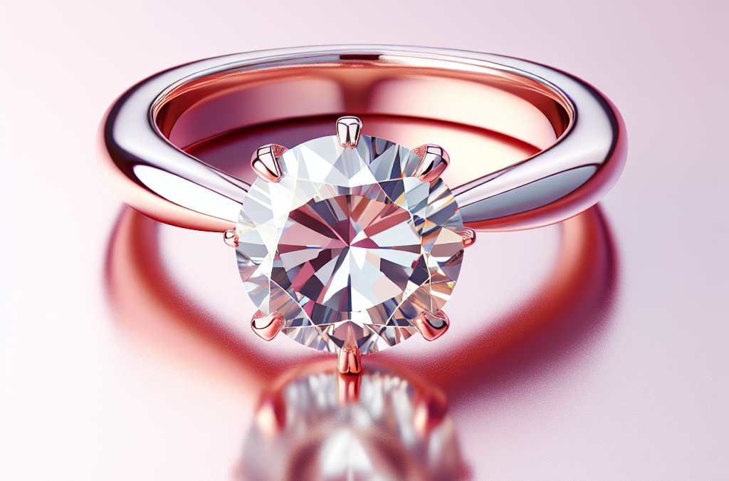 Why choose a diamond and pink engagement ring for a unique style?