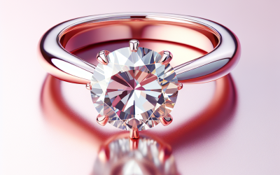 Why choose a diamond and pink engagement ring for a unique style?