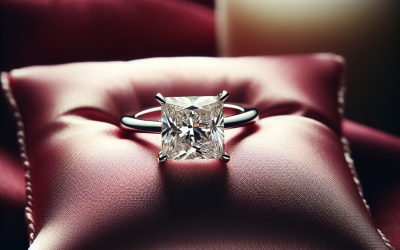 Why choose a princess cut diamond engagement ring?