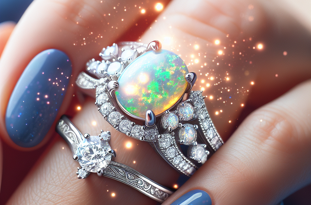 Why choose opal and diamond engagement rings over classic designs?