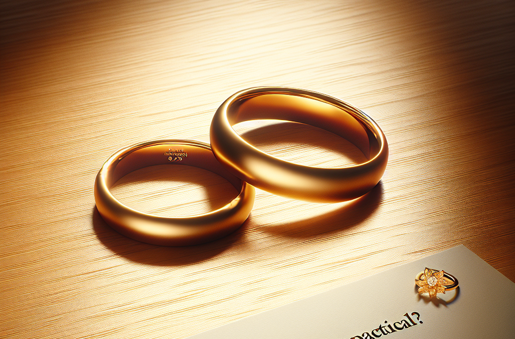 Are 24k gold wedding bands practical?
