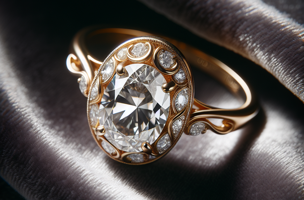 Are oval diamond gold engagement rings timeless?
