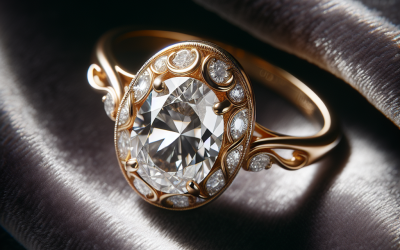 Are oval diamond gold engagement rings timeless?