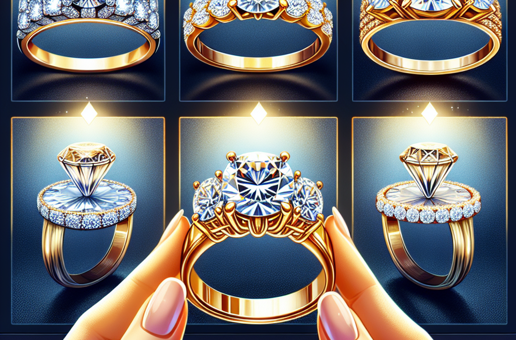 How to choose the perfect 3 diamond engagement ring in gold?