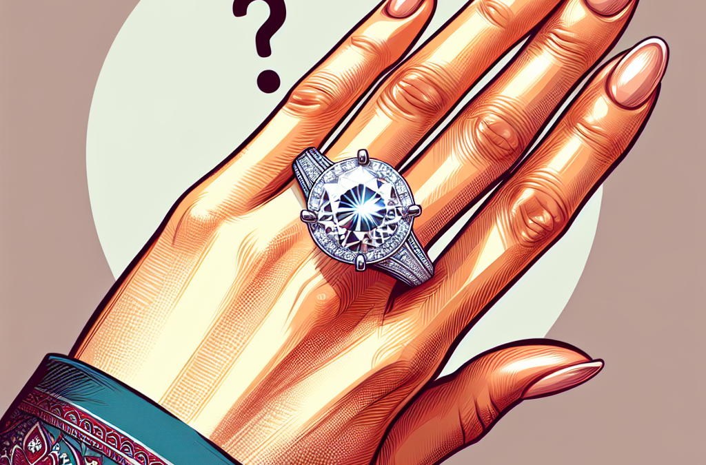 Is a 7 carat engagement ring too much or just right?