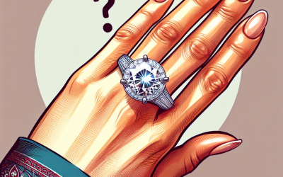 Is a 7 carat engagement ring too much or just right?