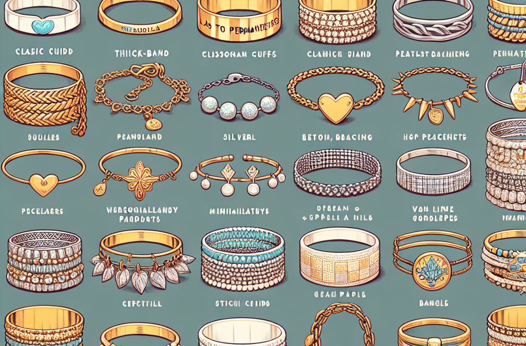 What are common styles of permanent bracelets in Los Angeles?