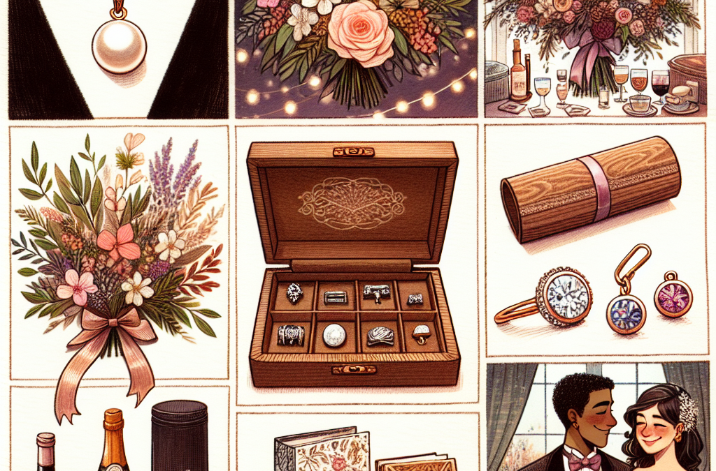 What are some creative gift ideas for a bridal party?