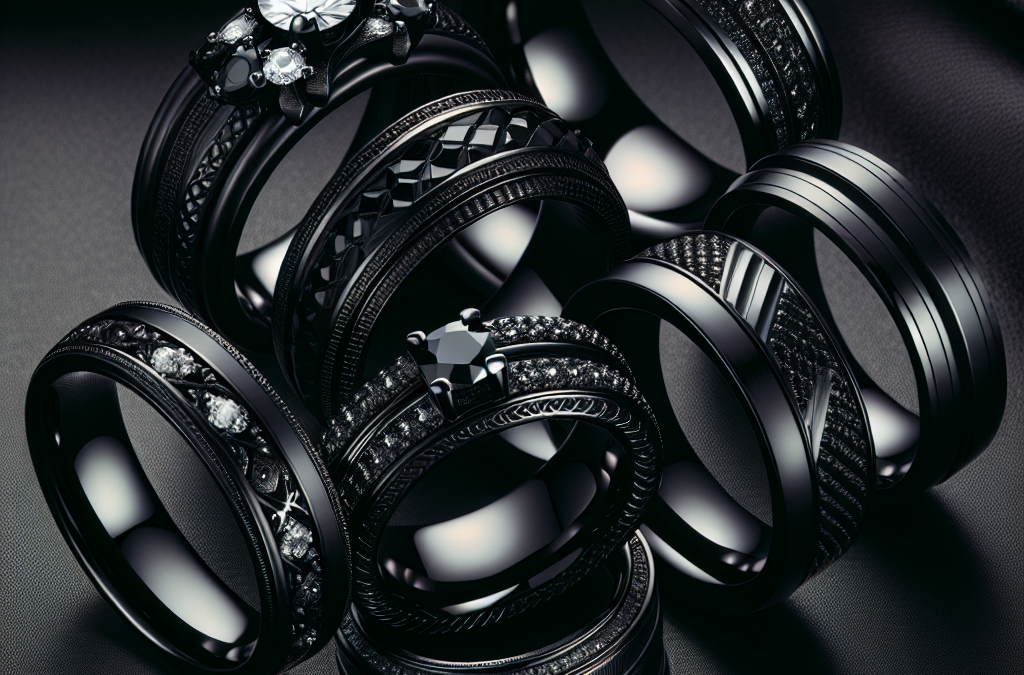 What are the best women’s black wedding band options?