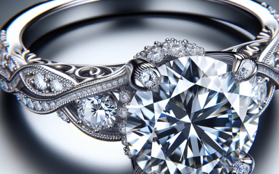 What defines a natural diamond engagement ring?
