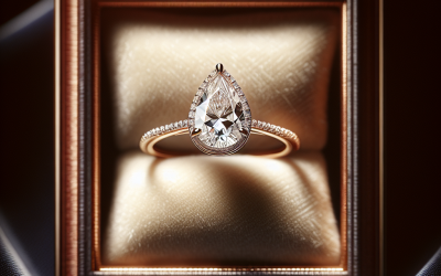 What does a pear shaped diamond say about your engagement ring style?