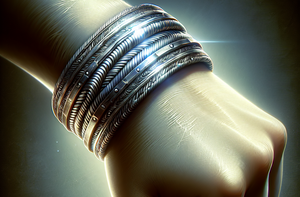 What does a welded permanent bracelet look like?
