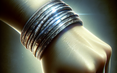 What does a welded permanent bracelet look like?