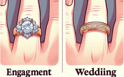 What is the difference between engagement rings and wedding rings?