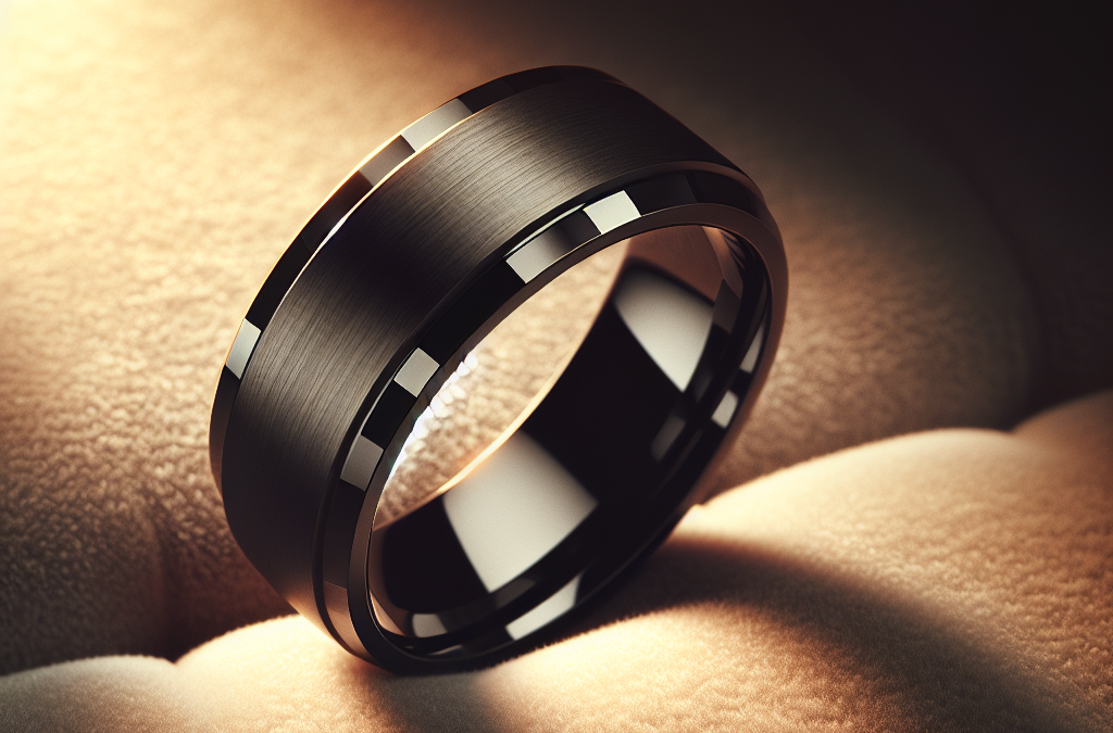 What is the meaning of a black titanium wedding band?