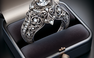 What makes antique filigree engagement rings so unique?