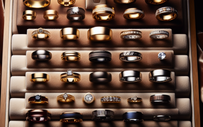 What styles are trending in men’s wedding bands?