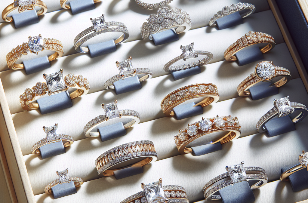 Which wedding bands work best with princess cut rings?