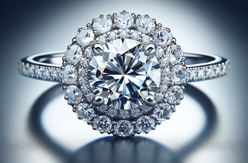 Why choose a diamond round halo engagement ring?
