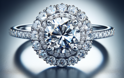 Why choose a diamond round halo engagement ring?