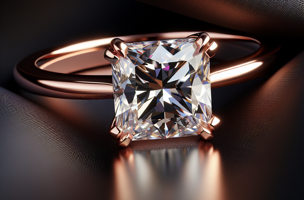 Why choose a princess cut diamond in rose gold?