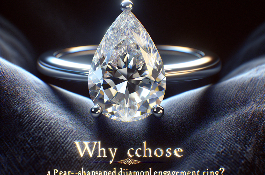 Why choose an engagement pear shape diamond ring?