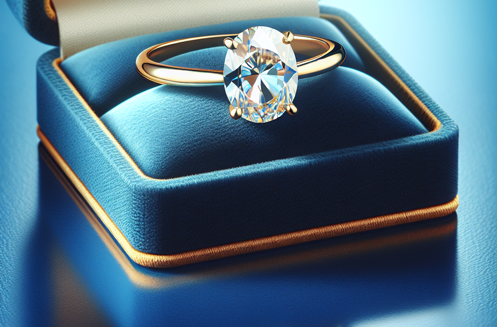 Why pick an engagement ring gold band oval diamond?