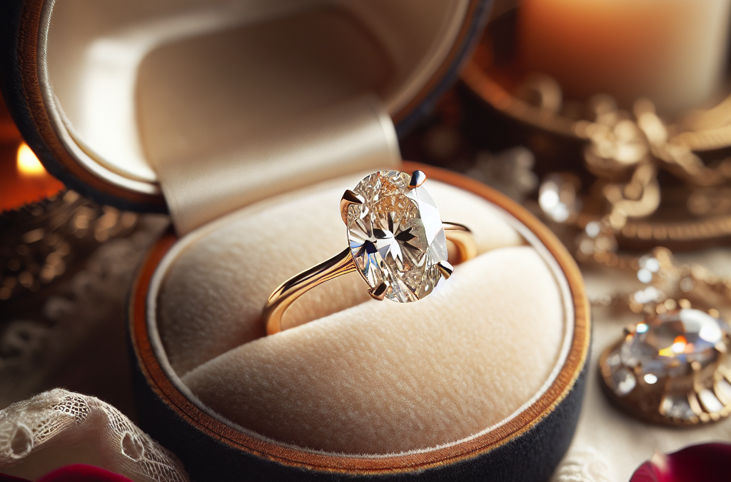 Why pick an oval natural diamond engagement ring?
