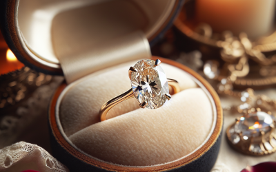 Why pick an oval natural diamond engagement ring?