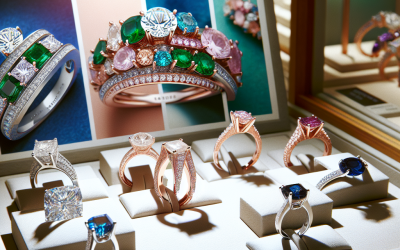 Can custom diamond rings combine diamonds with gemstones?